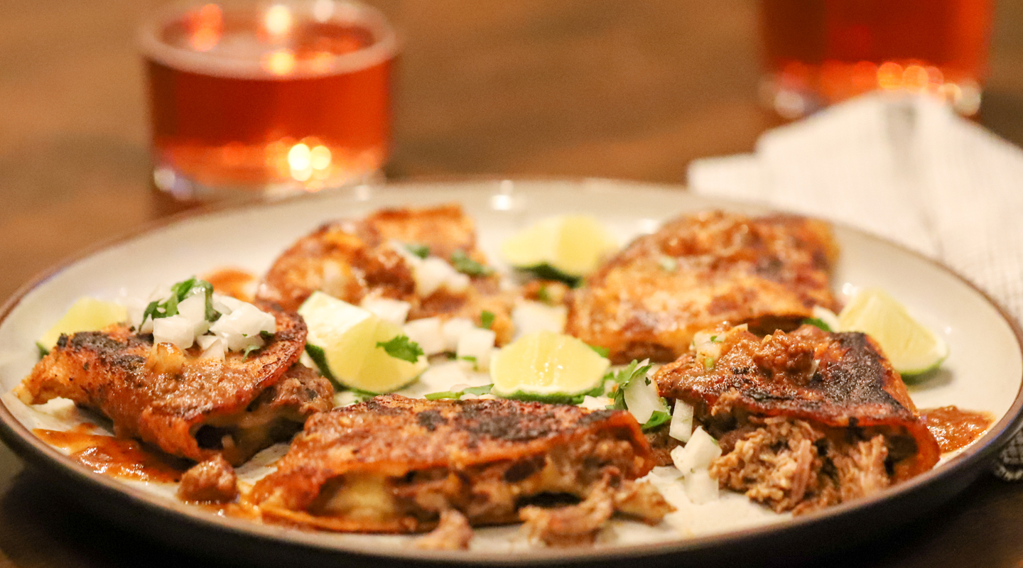 Instapot Rose Birria Style Tacos - Angry Orchard Hard Cider Food Pairing