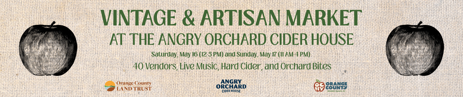 Vintage & Artisan Market at the Angry Orchard Cider House