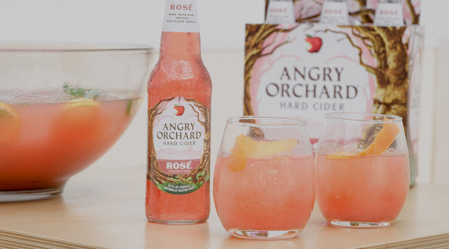 Angry Orchard Rose Sangria