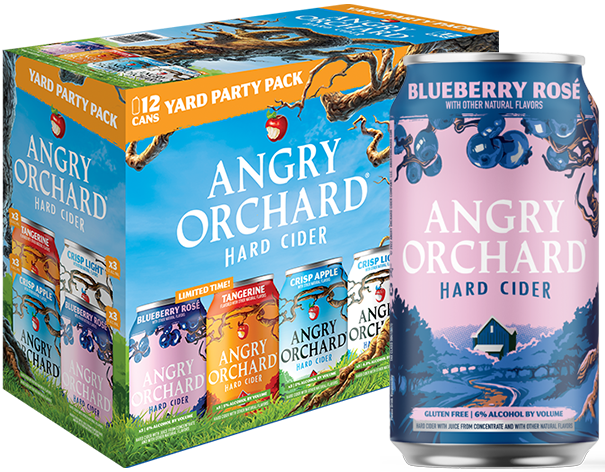 Angry Orchard Blueberry Rose Hard cider