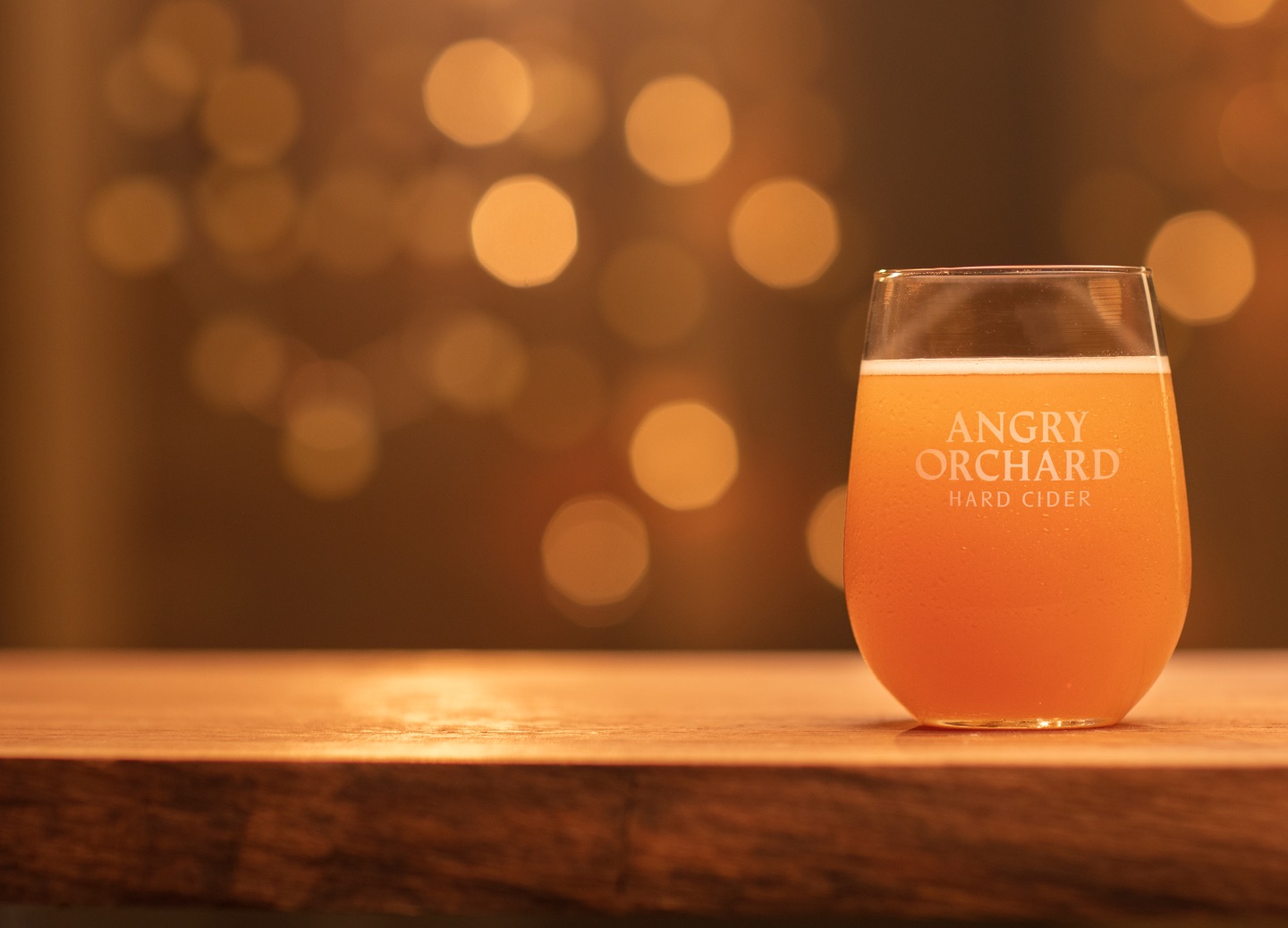 Angry Orchard Unfiltered Hard Cider in a glass