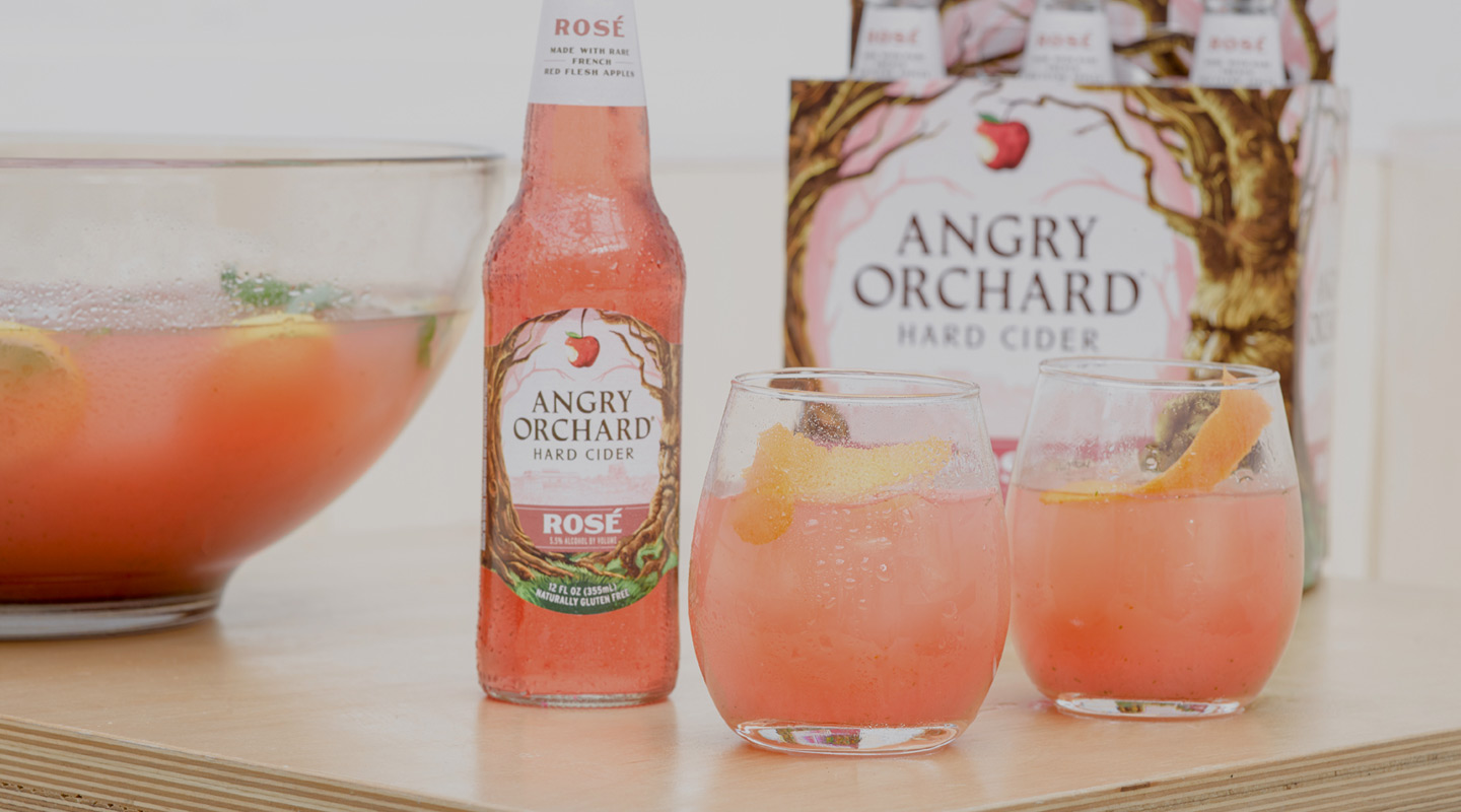 Angry Orchard Rose Sangria drink recipe