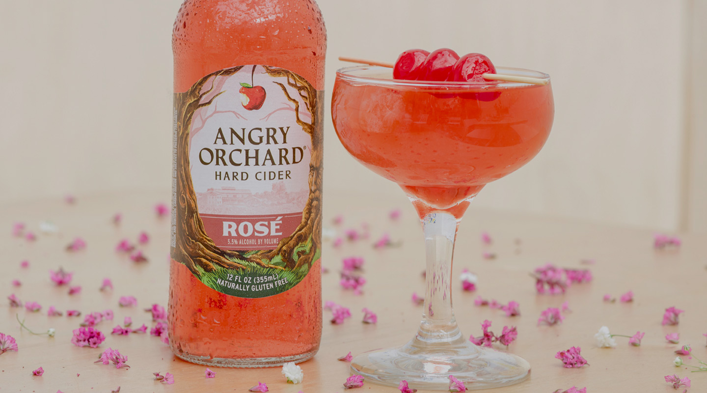 Angry Orchard Rose Cherry Blossom drink recipe