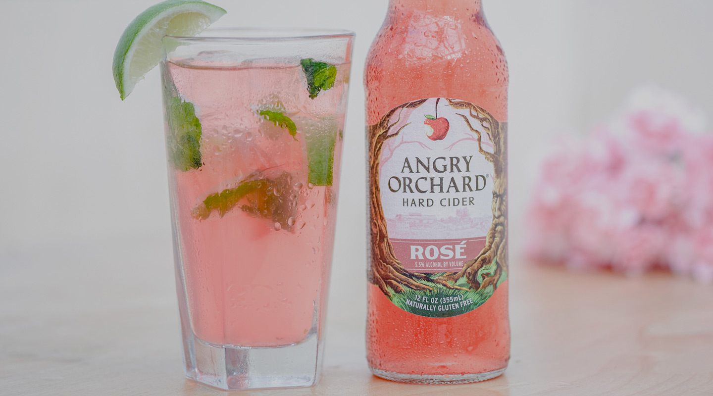 Angry Orchard Rose Cider Cooler drink recipe