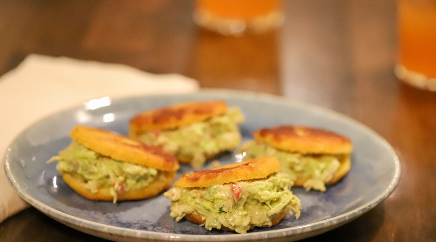 Arepas Raised Chicken - Angry Orchard Hard Cider Food Pairing