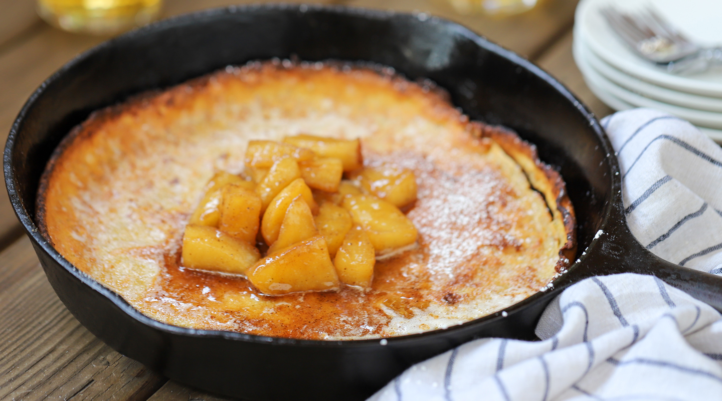 Apple Dutch Baby - Angry Orchard Hard Cider Food Pairing