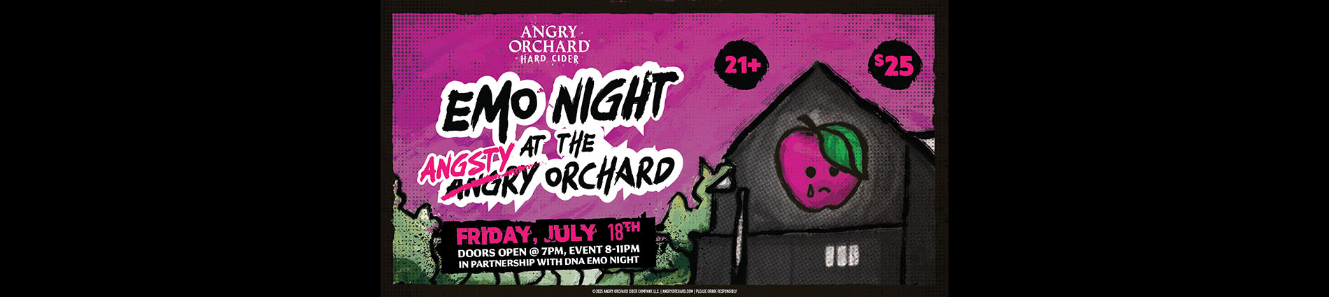 Emo Night at the Angry Orchard